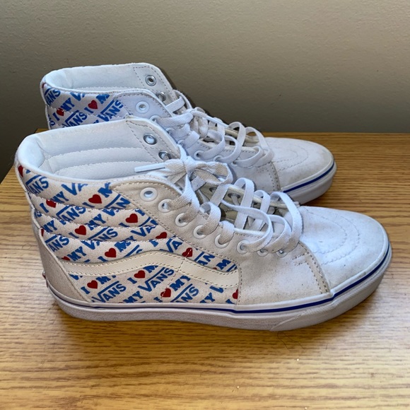 White Vans Sneakers - Picture 1 of 4